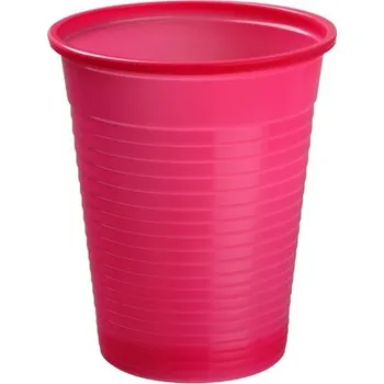 Jednorázové nádobí Akzenta Top Cups Fuchsia plastové jednorázové kelímky 50 ks