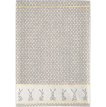 Utěrka Velikonoční utěrka Zajda - šedá