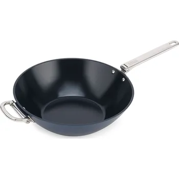 Pánev Joseph Joseph Space wok pánev s nepřilnavým keramickým povrchem 32 cm, modrá, 45048