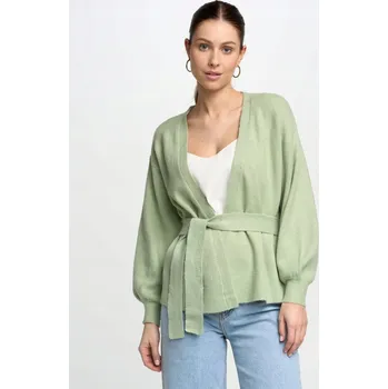 Dámský svetr Big Star dámský svetr zelený klasický do pasu velikost M