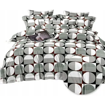 Povlečení Sada povlečení 200x220 cm mikrovlákno 3dílná vícebarevná