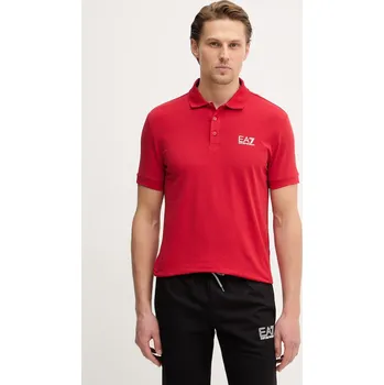 Pánské tričko Polo tričko EA7 Emporio Armani PJVQZ.8NPF14 červená 33X, vel. L