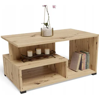 Konferenční stolek Konferenční stolek Matkam obdélníkový 90 x 51 x 45 cm dub antický