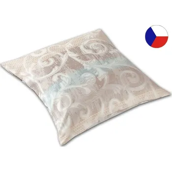 Povlak na polštářek Damaškový povlak na polštář 40x40 EXCELLENT ORNELLA Florencia ornament hnědý