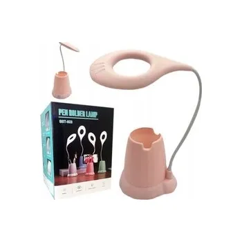 Lampička LED STOLNÍ LAMPIČKA S USB, ZÁSOBNÍKEM A STOJANEM NA TELEFON – IDEÁLNÍ PRO DĚTI