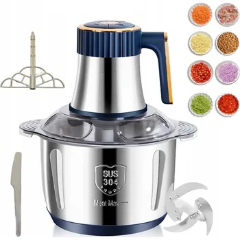 Z NEREZOVÉ OCELI SEKÁČEK POTRAVIN 5 RYCHLOSTÍ 5 L