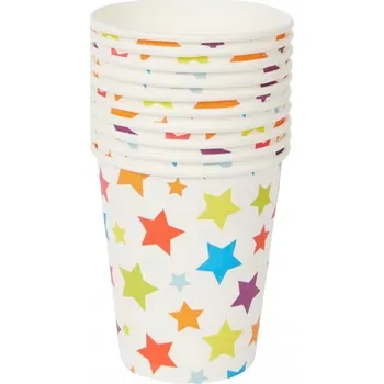 Party nádobí PÁRTY PAPÍROVÉ KELÍMKY SE VZOREM SADA x 10