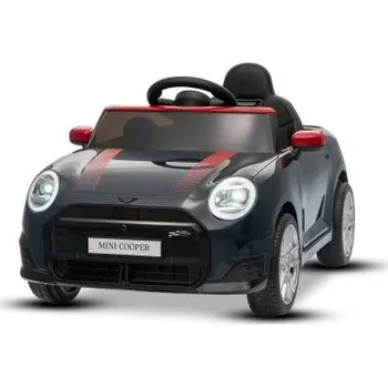 Dětské elektrovozidlo Elektrické autíčko BMW Mini Cooper 12V, černé, USB Vstup s Bluetooth připojením na MP3 Pr