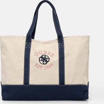 Kabelka Bavlněná kabelka Guess V6RZ04.WL000 béžová 01X, vel. ONE SIZE
