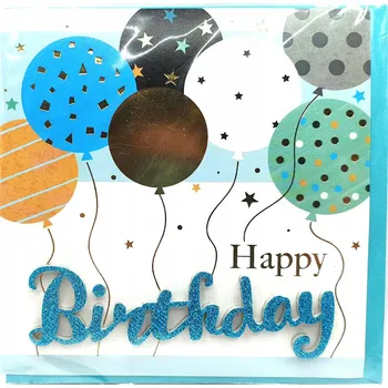 Přání k narozeninám 16 x 16 cm + obálka