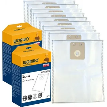 Sáček do vysavače Sáčky do vysavačů NILFISK VP 600 Basic 10ks textilní