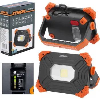 Reflektor Sthor 20 W LED černý 2000 lm IP65 akumulátorový