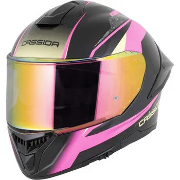 Helma na motorku Přilba Integral GTS 2.1 Mega, CASSIDA (černá/růžová/bílá/vanilková) plexi s přípravou pro Pinlock 2026 XS (53 až 54 cm)