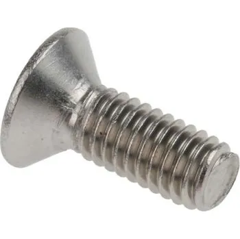 Šroub Šroub s vnitřním šestihranem, Nerezová ocel hlavice Zápustný s vnitřním šestihranem, M6, délka: 16mm, Prostý 1mm