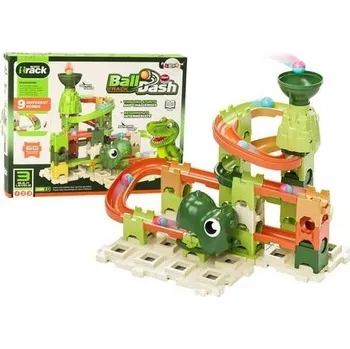 ostatní stavebnice Stavební Stavebnice Dinosaurus kuličkovou dráhou, 9 úrovní, 60 dílků