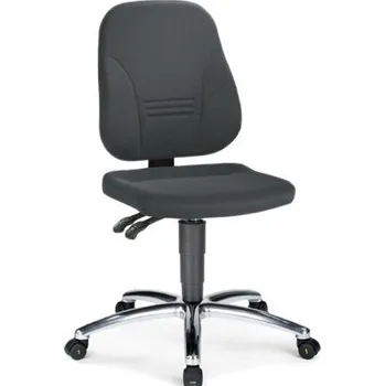 Pracovní židle, kancelářská židle s nastavitelnou výškou na kolečkách, výška sedadla 440 → 590mm EUROSTAT