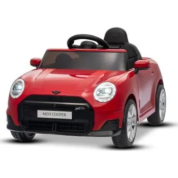 Dětské elektrovozidlo Elektrické autíčko BMW Mini Cooper 12V, červené, USB Vstup s Bluetooth připojením na MP3 P