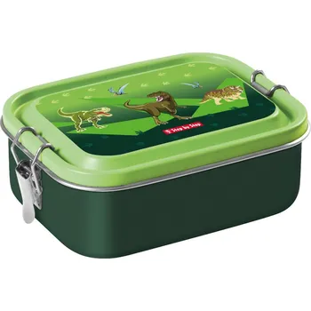 Svačinový box Krabička na svačinu z nerezové oceli Step by Step, Dino