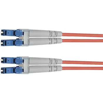 Datový kabel Telegärtner 100011410 optické vlákno optické vlákno kabel 5.00 m fialová [1x zástrčka LC - 1x zástrčka LC] 50/125 µ Multimode OM4