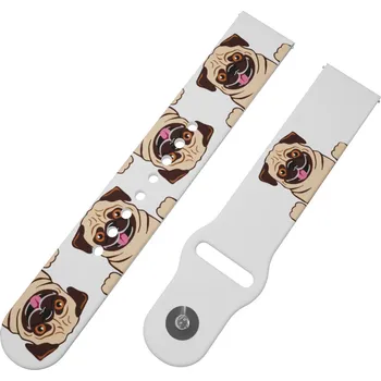 Chytré hodinky Strapido MOPSÍK řemínek 22 mm