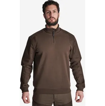 Pánský svetr SOLOGNAC Svetr Renfort 500 XL KAŠTANOVÁ