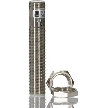 RS PRO Indukční, Snímač přiblížení Válec se závitem M12 8 mm 10 → 30 V DC