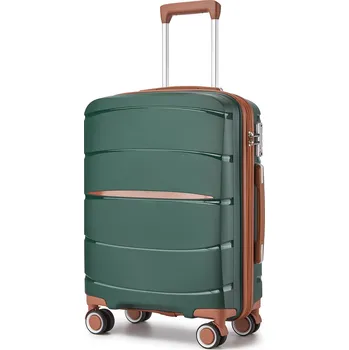 Kono 2591 Kufr spinner 55cm Zelená Polypropylen