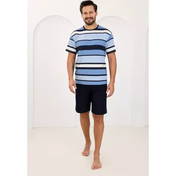 Pánské pyžamo PÁNSKÉ PYŽAMO 501 W/26 Modrá L