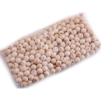 Dětské navlékací korálky Dřevěné korálky 10mm