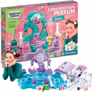 kreativní sada Clementoni Laboratoř parfémů Delux - Sada pro výrobu parfémů 50396
