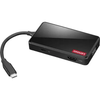 Příslušenství pro notebook Lenovo 100 USB-C Travel Dock (GX91M73945) černá