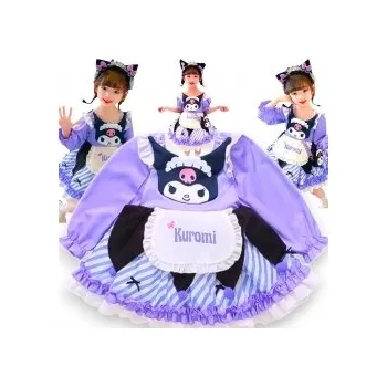 Dívčí šaty KOSTÝM Kuromi, společenské ŠATY , maškarní šaty 120-130