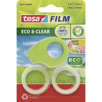 Izolační páska tesa 58241-00000-01 tesafilm ecoLogo® světle zelená (d x š) 10 m x 19 mm 1 ks