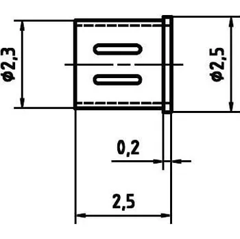 PTR Hartmann H 5099-25 pouzdro přesného testovacího hrotu
