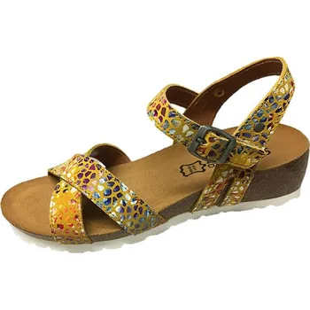 Dámské sandále Dámské sandály BIOLife Ocre 255, žluté 36