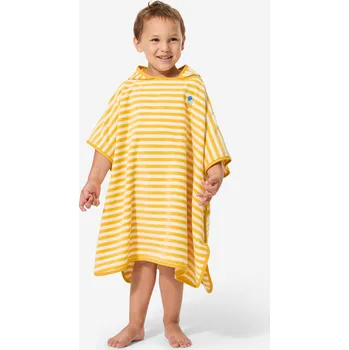 DECATHLON Dětské pončo pro nejmenší 3-5 LET BÍLÁ|ŽLUTÁ