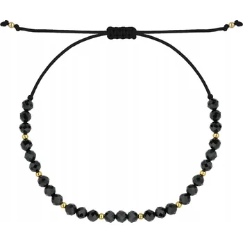 Náramek Zlatý náramek Ergold s turmalínem ryzosti 585, nastavitelný, 26 cm