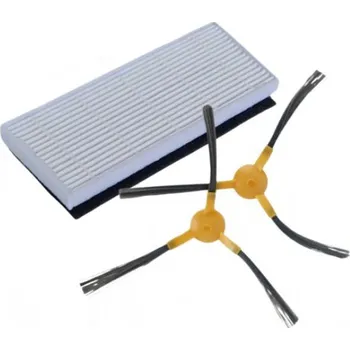 Sada příslušenství pro robotický vysavač HEPA filtr a kartáče pro TESVOR X500 Pro 1+2ks sada