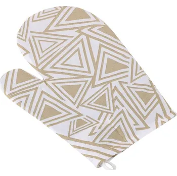 Chňapka Bellatex Kuchyňská chňapka trojúhelníky béžové