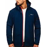 PÁNSKÁ SOFTSHELLOVÁ BUNDA TMAVĚ MODRÁ BK122 DENLEY_2XL