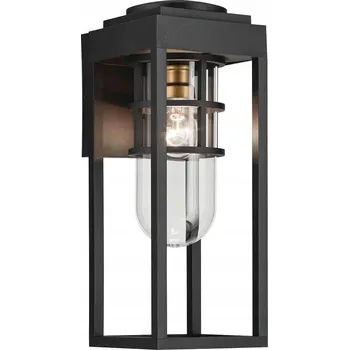 Nástěnné svítidlo Venkovní nástěnné svítidlo v industriálním loft stylu černé barvy 45 cm IP44 Kichler