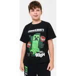 Sinsay - Bavlněné tričko Minecraft - černá - 205HG-99X - 205HG-99X-116