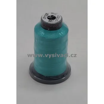 Nit vyšívací nit Gunold Sulky zelenomodrá 1045, návin 1000m, viskóza Jednotka: 1 kón návin 1000m