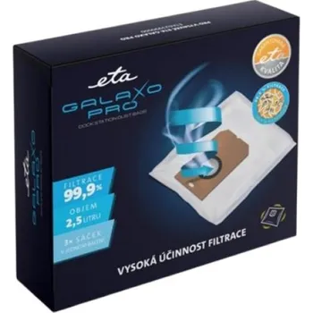Sáček do vysavače Sáčky pro vysavač ETA 6239 Galaxo PRO 3ks originální