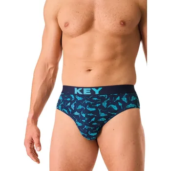 Pánské spodní prádlo Klíčové kalhotky MPP 941 B26 A'2 M-2XL tmavě modrá-tyrkysová XXL