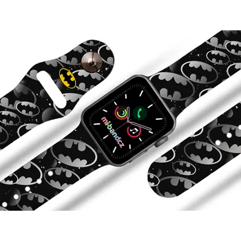 Ostatní příslušenství k chytrým hodinkám Apple watch řemínek Batman 25 Rozměr: 42/44/45/46/49mm