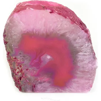 Svícen Achát růžový svícen 575g z Brazílie