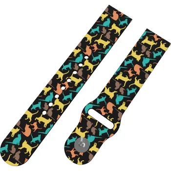 Chytré hodinky Strapido KOČIČKY řemínek 22 mm