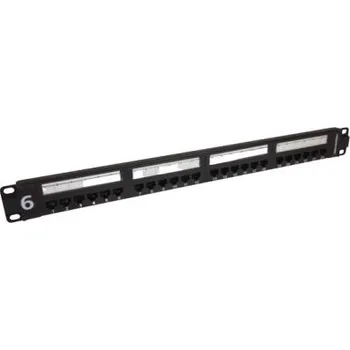 Patch panel CAT6 Unshielded UTP Patch Panel A - 24 P