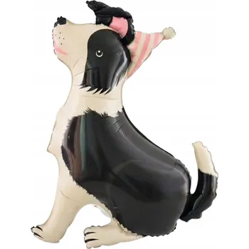 Balónek Fóliový balónek PES s čepičkou 76x92cm Psí párty